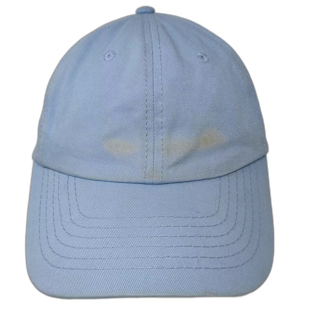 Dalix Baseball Cap Blue OS Adjustable Slideback Hat 100% Cotton Unstructured